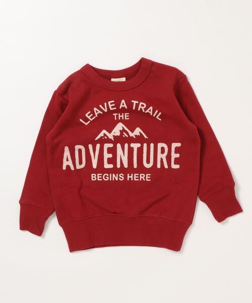 ALPHA LABEL(アルファーレーベル)の「Adventure Sweat shirt(スウェット・キッズ・ネイビー/アイボリー/レッド/カーキ/ミント・110/130/150/100/120/140)」の5枚目の写真