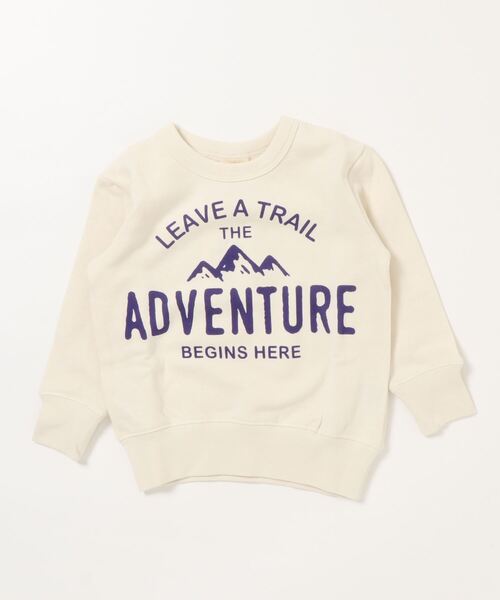 ALPHA LABEL(アルファーレーベル)の「Adventure Sweat shirt(スウェット・キッズ・ネイビー/アイボリー/レッド/カーキ/ミント・110/130/150/100/120/140)」の8枚目の写真