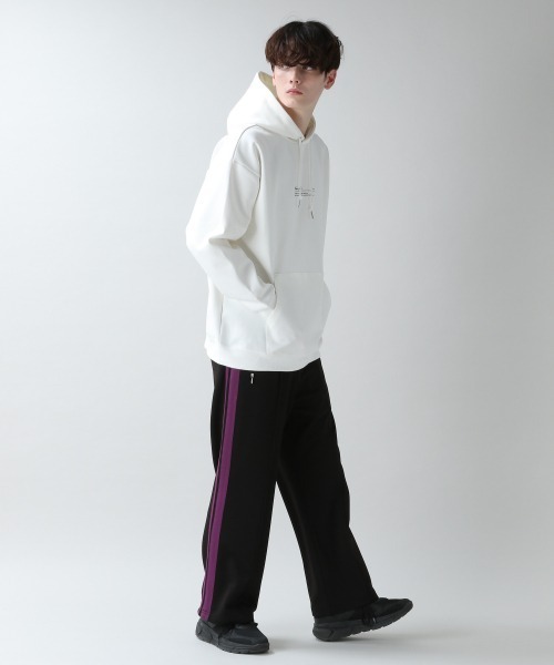 RAGEBLUE（レイジブルー）の「ワイドトラックパンツ/928913（スウェットパンツ・メンズ・ブラック/パープル・MEDIUM/LARGE）」の3枚目の写真