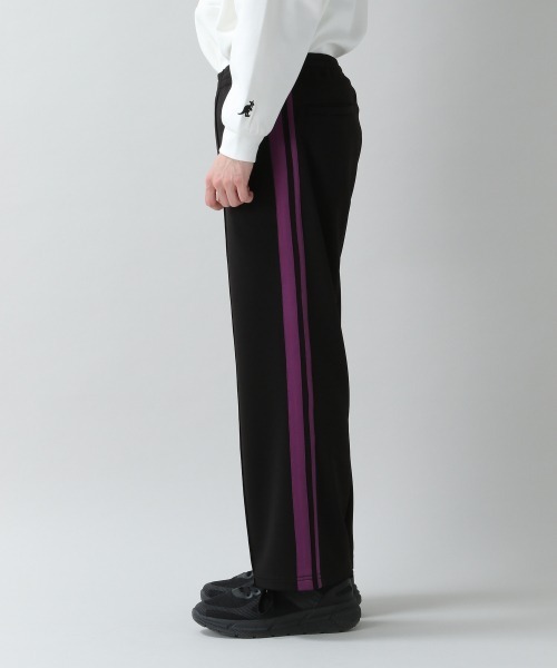 RAGEBLUE（レイジブルー）の「ワイドトラックパンツ/928913（スウェットパンツ・メンズ・ブラック/パープル・MEDIUM/LARGE）」の7枚目の写真