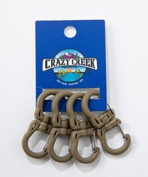 CRAZY CREEK（クレイジークリーク）の「CRAZY CREEK クレイジークリーク ダブルカラビナ Sサイズ 4パックス（アウトドアグッズ）」