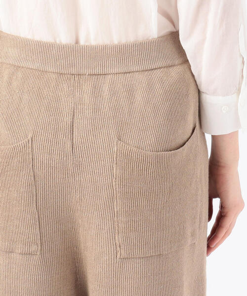 TOMORROWLAND （トゥモローランド）の「■リネン ハーフパンツ（その他パンツ・レディース・ベージュ/ブラック・36）」の14枚目の写真