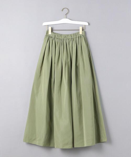 UNITED ARROWS（ユナイテッドアローズ）の「UWFM タフタ ギャザー スカート ②◆（スカート・レディース・ブラック/オリーブ/ライトピンク/その他6・38/36）」の4枚目の写真