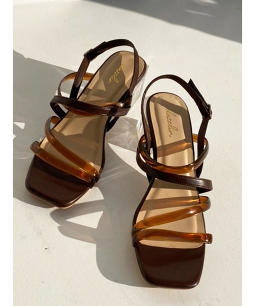 dazzlin（ダズリン）の「メニーストラップサンダル（サンダル・レディース・オレンジ/ブルー/ブラウン/クリア・SMALL/MEDIUM/LARGE）」の17枚目の写真