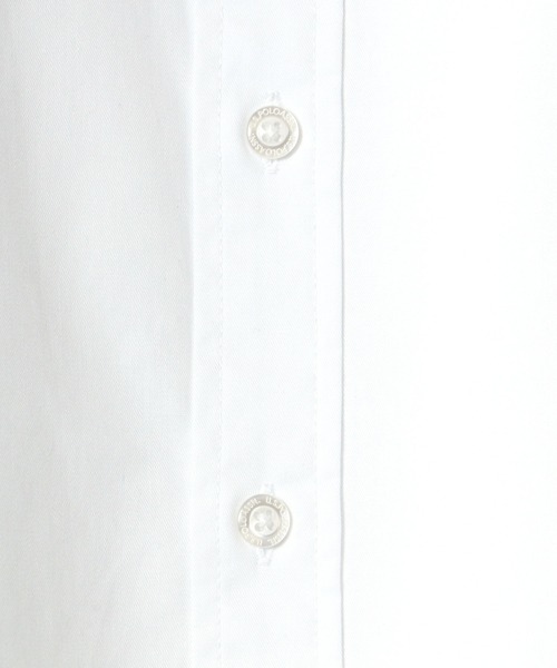 U.S. POLO ASSN.（ユーエスポロアッスン）の「U.S. POLO ASSN./ユーエスポロアッスン 別注 コットン 無地 ストライプ ロゴ ワンポイント刺繍 ボタンダウン 半袖シャツ（シャツ/ブラウス・メンズ・ホワイト/ブラック/ベージュ/ネイビー/ホワイト系その他/ブルー系その他/ブルー系その他2・LL/M/L）」の12枚目の写真