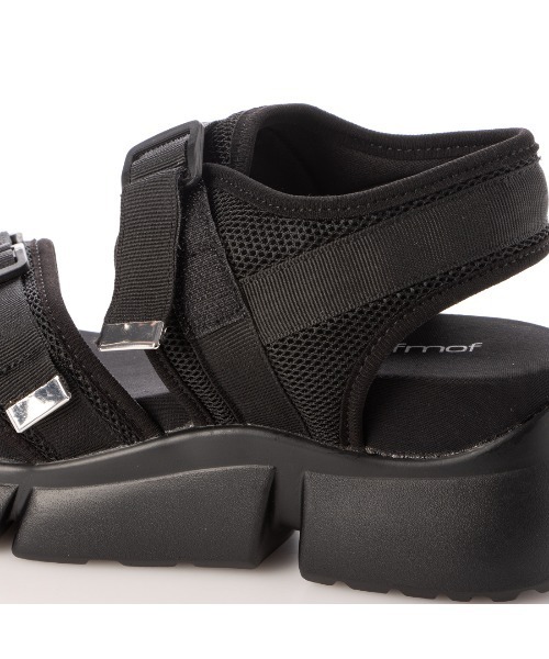 Mafmof（マフモフ）の「Mafmof(マフモフ) 曲がるソールのベルクロ厚底スポーツ サンダル（サンダル・レディース・ブラック系その他/ブラック/ブラック系その他2・M/L/S/LL）」の18枚目の写真