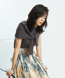 SNIDEL | シアーラメノースリニットプルオーバー(ニット/セーター)