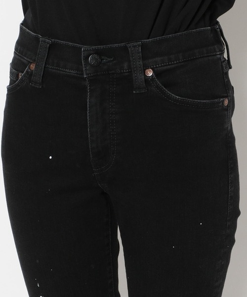 surt（サート）の「SURT（サート）ペンキスキニーウォッシュ / ブラック（デニムパンツ・レディース・ブラック・X-SMALL/SMALL/XX-SMALL/MEDIUM）」の8枚目の写真