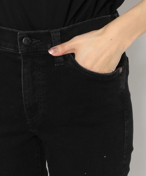 surt（サート）の「SURT（サート）ペンキスキニーウォッシュ / ブラック（デニムパンツ・レディース・ブラック・X-SMALL/SMALL/XX-SMALL/MEDIUM）」の9枚目の写真