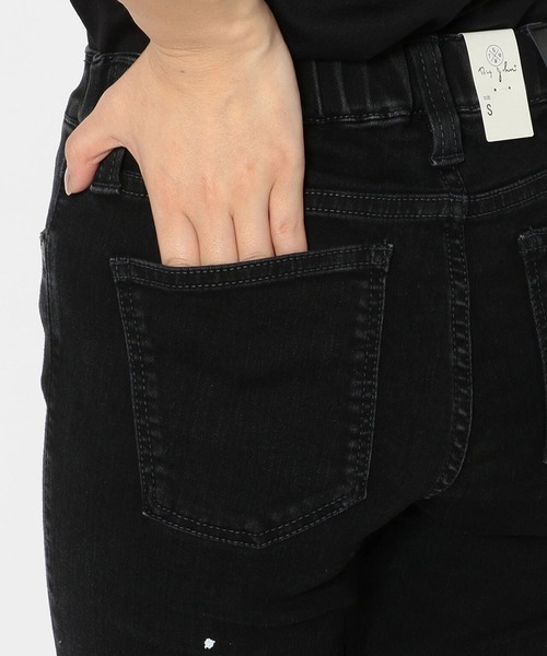 surt（サート）の「SURT（サート）ペンキスキニーウォッシュ / ブラック（デニムパンツ・レディース・ブラック・X-SMALL/SMALL/XX-SMALL/MEDIUM）」の14枚目の写真