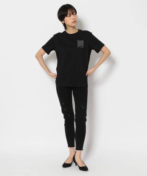 surt（サート）の「SURT（サート）ペンキスキニーウォッシュ / ブラック（デニムパンツ・レディース・ブラック・X-SMALL/SMALL/XX-SMALL/MEDIUM）」の10枚目の写真