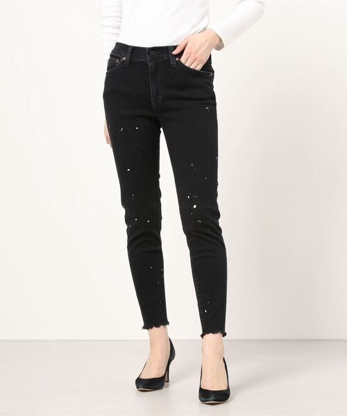 surt（サート）の「SURT（サート）ペンキスキニーウォッシュ / ブラック（デニムパンツ・レディース・ブラック・X-SMALL/SMALL/XX-SMALL/MEDIUM）」の7枚目の写真
