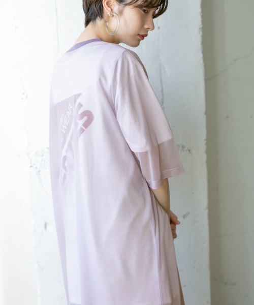 KBF(ケイビーエフ)の「シアーレイヤードSETワンピース∴(ワンピース・レディース・ピンク・ONE)」の19枚目の写真