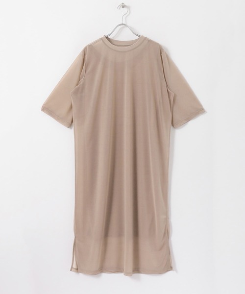 KBF(ケイビーエフ)の「シアーレイヤードSETワンピース∴(ワンピース・レディース・ピンク・ONE)」の16枚目の写真