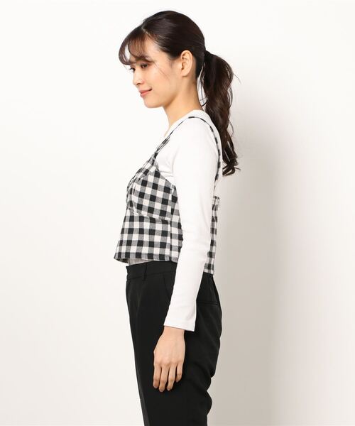 Narcissus(ナルシス)の「【Narcissus】ギンガムビスチェ(その他トップス・レディース・ブラック/ブルー・FREE)」の8枚目の写真