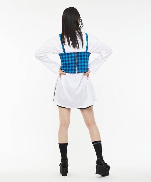 Narcissus(ナルシス)の「【Narcissus】ギンガムビスチェ(その他トップス・レディース・ブラック/ブルー・FREE)」の14枚目の写真