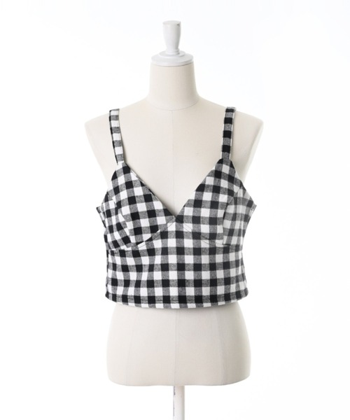 Narcissus(ナルシス)の「【Narcissus】ギンガムビスチェ(その他トップス・レディース・ブラック/ブルー・FREE)」の12枚目の写真