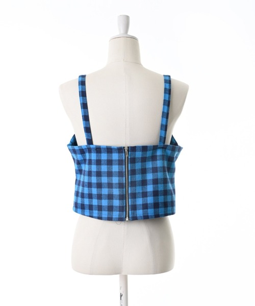 Narcissus(ナルシス)の「【Narcissus】ギンガムビスチェ(その他トップス・レディース・ブラック/ブルー・FREE)」の15枚目の写真