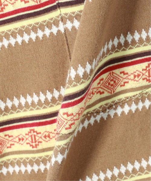 JOURNAL STANDARD relume（ジャーナルスタンダード　レリューム）の「JACQUARD BORDER Tシャツ（Tシャツ/カットソー・メンズ・アイボリー/チョコ/ブルー系その他・MEDIUM/LARGE）」の18枚目の写真