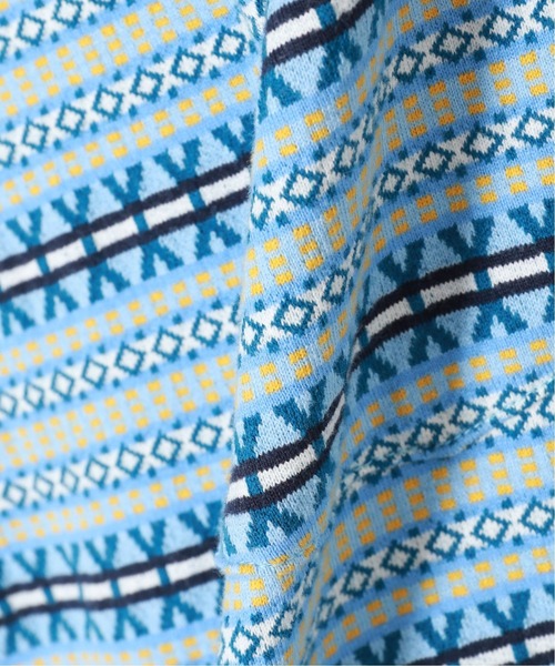 JOURNAL STANDARD relume（ジャーナルスタンダード　レリューム）の「JACQUARD BORDER Tシャツ（Tシャツ/カットソー・メンズ・アイボリー/チョコ/ブルー系その他・MEDIUM/LARGE）」の19枚目の写真