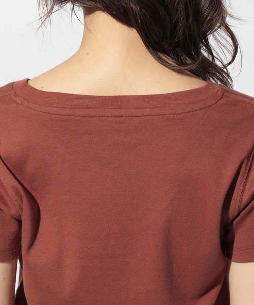 BAYFLOW（ベイフロー）の「オーガニックコットンVプルオーバー（Tシャツ/カットソー・レディース・ブラウン/オフホワイト/カーキ/その他1/その他2・SMALL/MEDIUM/LARGE）」の9枚目の写真