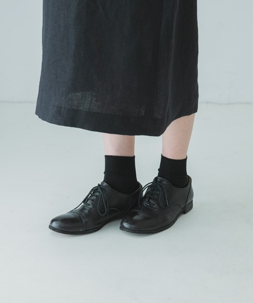 かぐれ（カグレ）の「シルクリブソックス（ソックス/靴下・レディース・アイボリー/オートミール/ライトカーキ/チャコールグレー/ブラック・FREE）」の14枚目の写真