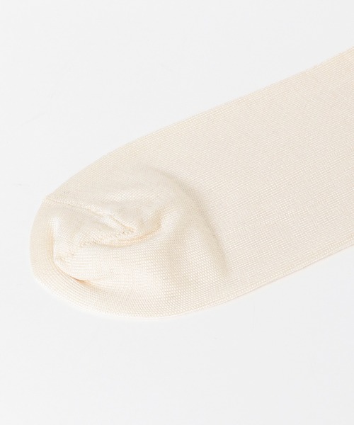 かぐれ（カグレ）の「シルクリブソックス（ソックス/靴下・レディース・アイボリー/オートミール/ライトカーキ/チャコールグレー/ブラック・FREE）」の11枚目の写真