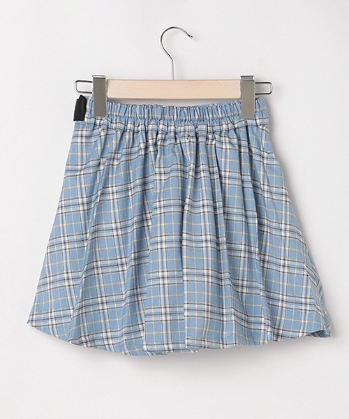 by LOVEiT（バイラビット）の「テープつきチェックスカパン（スカート・キッズ・ベージュ/イエロー/サックスブルー・150cm/140cm/130cm/120cm/160cm）」の12枚目の写真