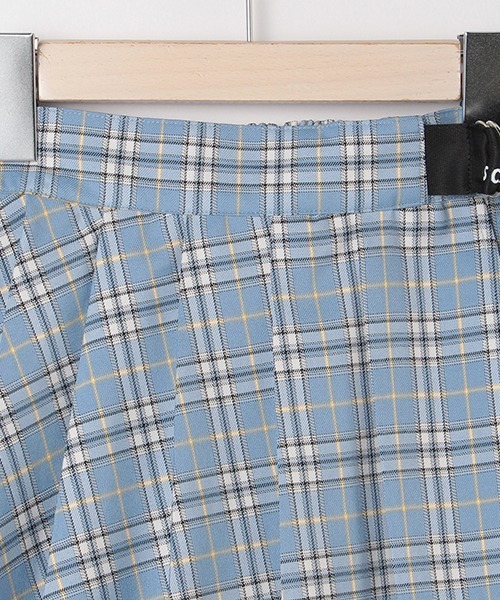 by LOVEiT（バイラビット）の「テープつきチェックスカパン（スカート・キッズ・ベージュ/イエロー/サックスブルー・150cm/140cm/130cm/120cm/160cm）」の11枚目の写真