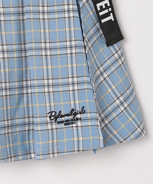 by LOVEiT（バイラビット）の「テープつきチェックスカパン（スカート・キッズ・ベージュ/イエロー/サックスブルー・150cm/140cm/130cm/120cm/160cm）」の10枚目の写真