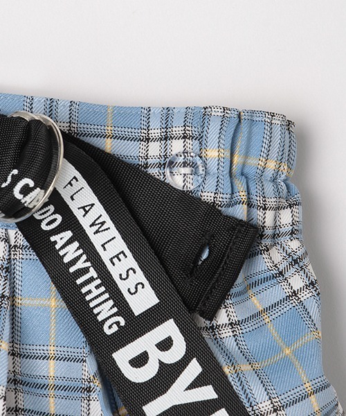 by LOVEiT（バイラビット）の「テープつきチェックスカパン（スカート・キッズ・ベージュ/イエロー/サックスブルー・150cm/140cm/130cm/120cm/160cm）」の9枚目の写真