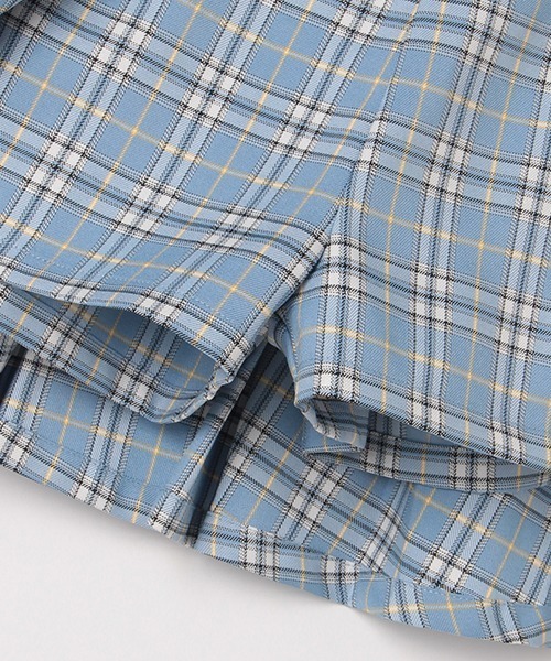 by LOVEiT（バイラビット）の「テープつきチェックスカパン（スカート・キッズ・ベージュ/イエロー/サックスブルー・150cm/140cm/130cm/120cm/160cm）」の7枚目の写真