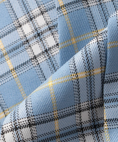 by LOVEiT（バイラビット）の「テープつきチェックスカパン（スカート・キッズ・ベージュ/イエロー/サックスブルー・150cm/140cm/130cm/120cm/160cm）」の6枚目の写真