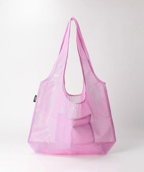 junes（ジュネス）の「＜junes＞EVERYDAYメッシュトートバッグ（エコバッグ/サブバッグ・レディース・ライトブルー/イエロー/ライラック・FREE）」の10枚目の写真