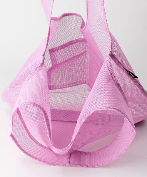 junes（ジュネス）の「＜junes＞EVERYDAYメッシュトートバッグ（エコバッグ/サブバッグ・レディース・ライトブルー/イエロー/ライラック・FREE）」の7枚目の写真