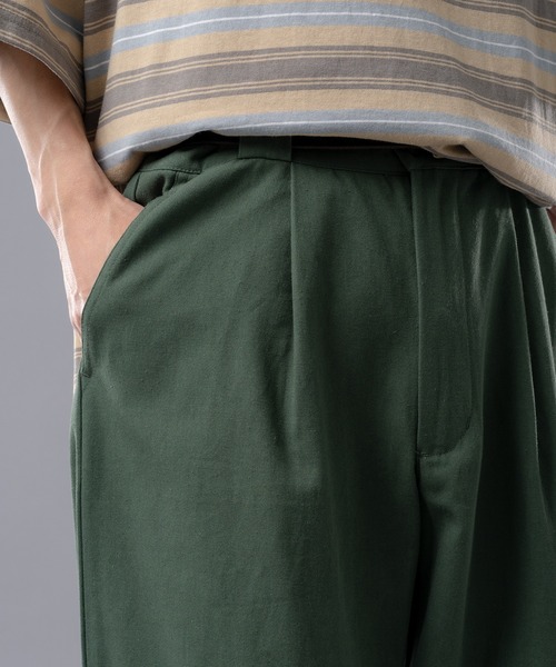 kutir(クティール)の「ワイドストレートチノパンツ(チノパンツ・メンズ・ライトブルー/オフホワイト/オレンジ/グリーン・SMALL/MEDIUM/LARGE)」の14枚目の写真