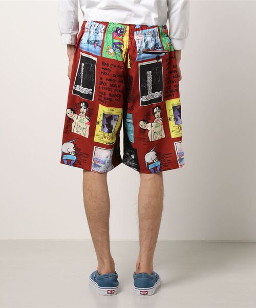 Mark Gonzales(マーク・ゴンザレス)の「Mark Gonzales/マークゴンザレス SHORT PANTS(その他パンツ・メンズ・ホワイト/ブラック/レッド・MEDIUM/LARGE)」の5枚目の写真