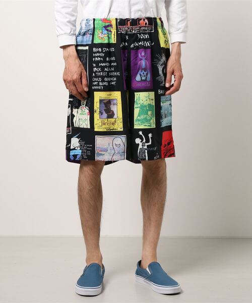 Mark Gonzales(マーク・ゴンザレス)の「Mark Gonzales/マークゴンザレス SHORT PANTS(その他パンツ・メンズ・ホワイト/ブラック/レッド・MEDIUM/LARGE)」の12枚目の写真