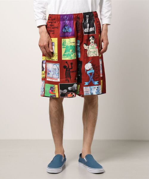 Mark Gonzales(マーク・ゴンザレス)の「Mark Gonzales/マークゴンザレス SHORT PANTS(その他パンツ・メンズ・ホワイト/ブラック/レッド・MEDIUM/LARGE)」の15枚目の写真