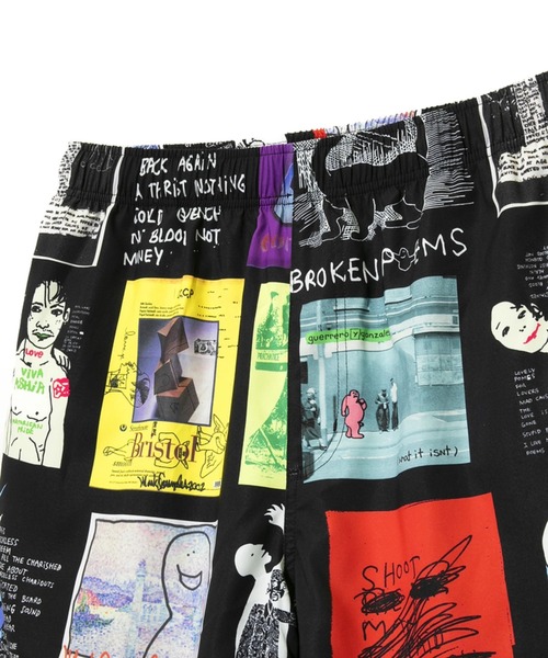 Mark Gonzales(マーク・ゴンザレス)の「Mark Gonzales/マークゴンザレス SHORT PANTS(その他パンツ・メンズ・ホワイト/ブラック/レッド・MEDIUM/LARGE)」の6枚目の写真