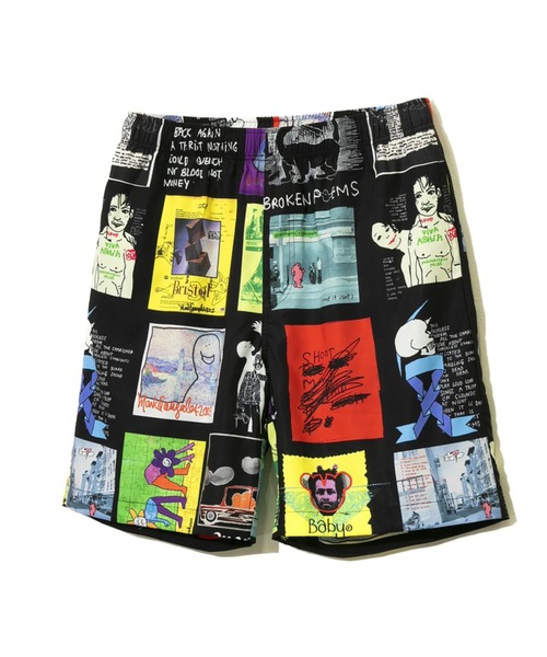 Mark Gonzales(マーク・ゴンザレス)の「Mark Gonzales/マークゴンザレス SHORT PANTS(その他パンツ・メンズ・ホワイト/ブラック/レッド・MEDIUM/LARGE)」の7枚目の写真