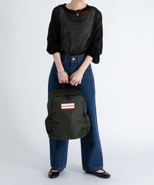 ameme（アメメ）の「HUNTER　NYLON BACKPACK（バックパック/リュック・レディース・オリーブ・ONE）」の7枚目の写真