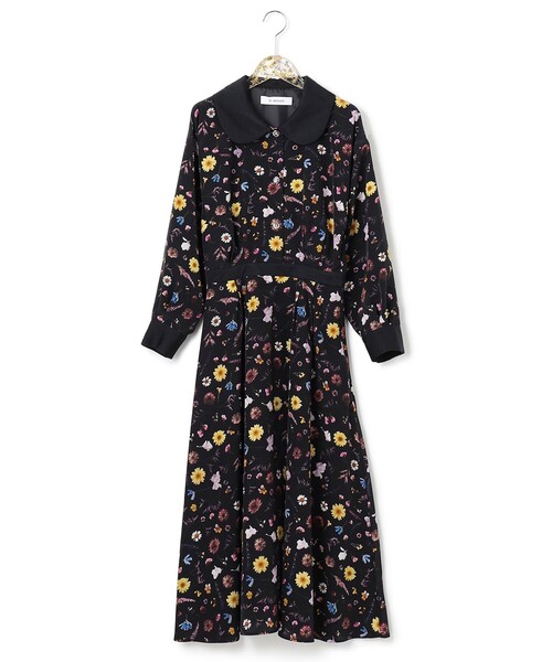 ANEVER（アンエバー）の「【ANEMONE】FLOWER PRINT ドレス（ワンピース・レディース・ホワイト系/ブラック系・38）」の2枚目の写真