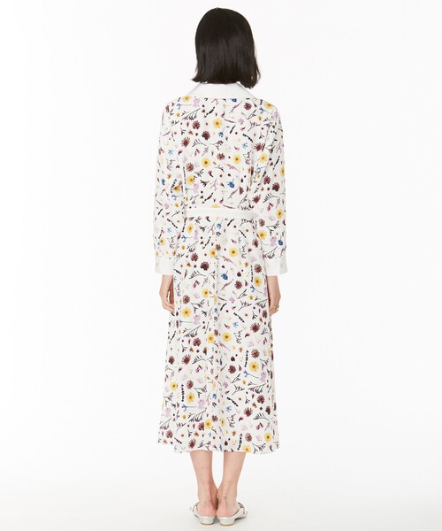 ANEVER（アンエバー）の「【ANEMONE】FLOWER PRINT ドレス（ワンピース・レディース・ホワイト系/ブラック系・38）」の6枚目の写真