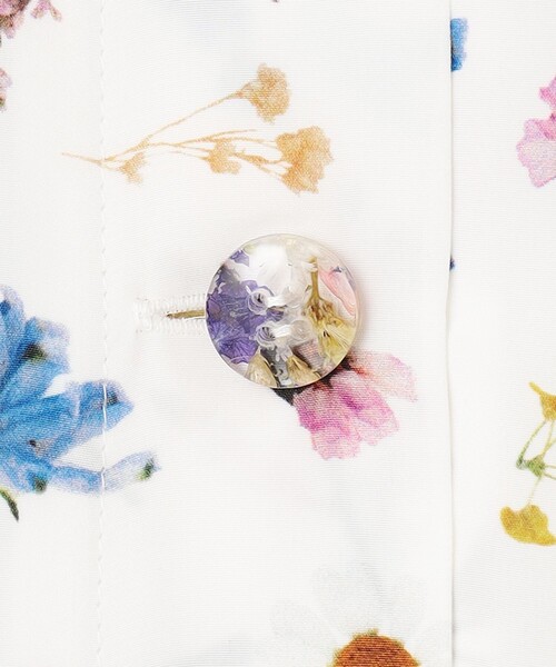 ANEVER（アンエバー）の「【ANEMONE】FLOWER PRINT ドレス（ワンピース・レディース・ホワイト系/ブラック系・38）」の12枚目の写真