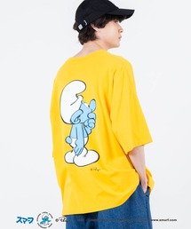 WEGO | ∴WEGO/別注スマーフ プリントビックシルエット5分袖Tシャツ(Tシャツ/カットソー)