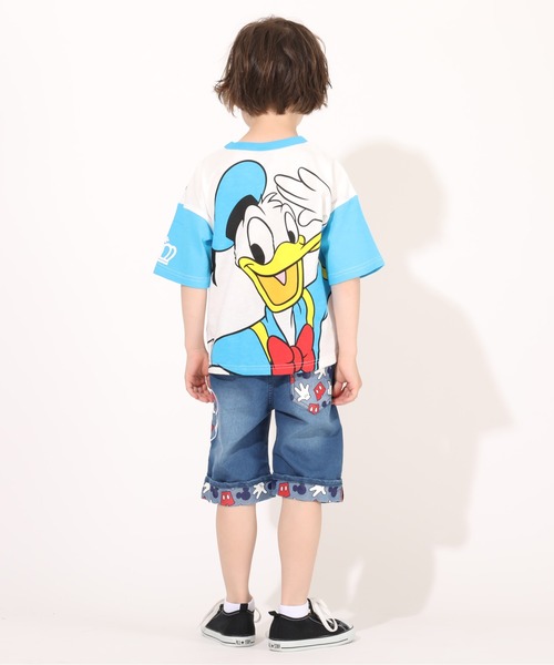 BABYDOLL(ベビードール)の「ディズニー ネオンBIGキャラクターTシャツ 4931K(Tシャツ/カットソー・キッズ・パープル/ピンク/ターコイズブルー/イエロー/オレンジ/グリーン・90cm/110cm/100cm/120cm/130cm/80cm)」の7枚目の写真