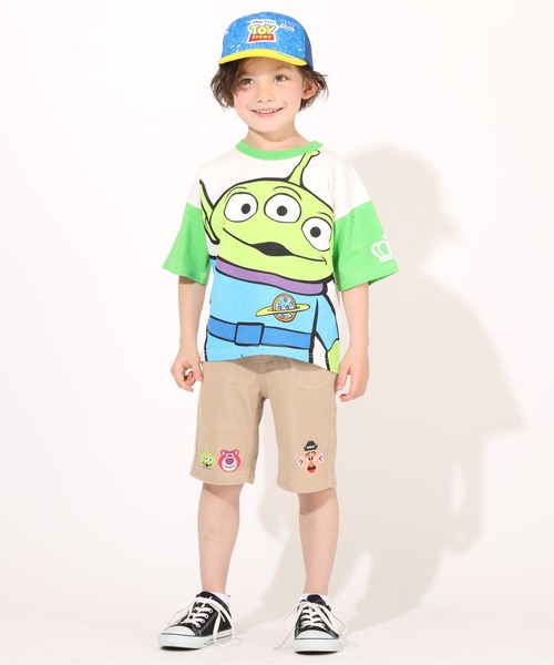 BABYDOLL(ベビードール)の「ディズニー ネオンBIGキャラクターTシャツ 4931K(Tシャツ/カットソー・キッズ・パープル/ピンク/ターコイズブルー/イエロー/オレンジ/グリーン・90cm/110cm/100cm/120cm/130cm/80cm)」の17枚目の写真