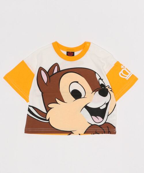 BABYDOLL(ベビードール)の「ディズニー ネオンBIGキャラクターTシャツ 4931K(Tシャツ/カットソー・キッズ・パープル/ピンク/ターコイズブルー/イエロー/オレンジ/グリーン・90cm/110cm/100cm/120cm/130cm/80cm)」の15枚目の写真