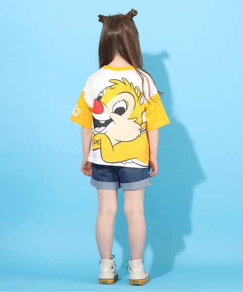 BABYDOLL(ベビードール)の「ディズニー ネオンBIGキャラクターTシャツ 4931K(Tシャツ/カットソー・キッズ・パープル/ピンク/ターコイズブルー/イエロー/オレンジ/グリーン・90cm/110cm/100cm/120cm/130cm/80cm)」の13枚目の写真